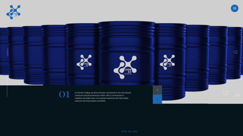 طراحی سایت /سالین تیم / سئو سایتchemextrading